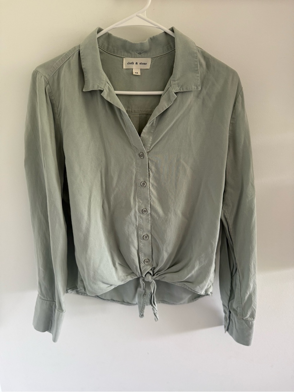 Anthropologie Cloth and Stone Button Down Blouse XS